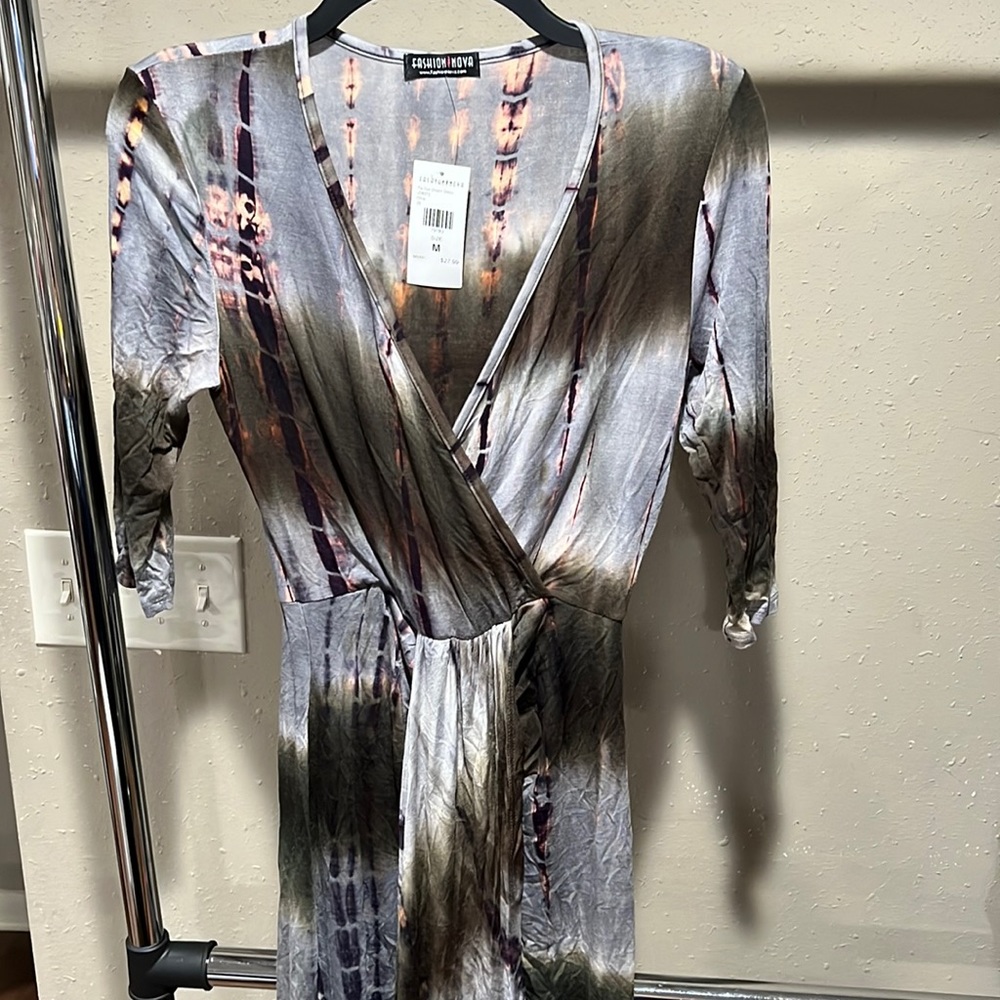 Fashion Nova Tie Dream Dress